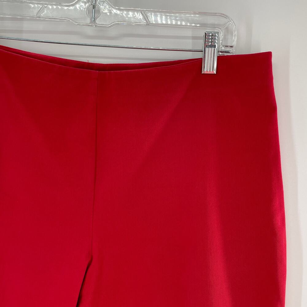 Estelle and Finn Red Stretch Tapered Leg Pants Slacks Leggings 10 - Picture 2 of 12